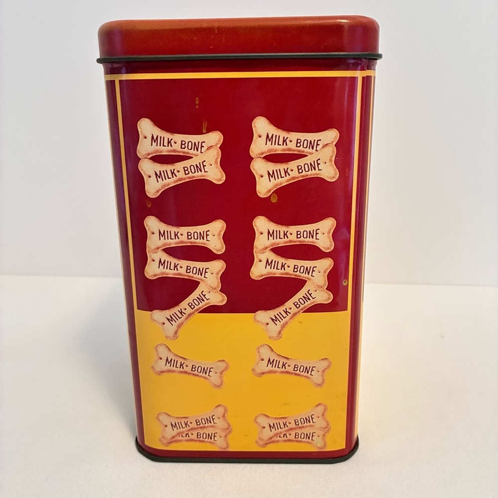 Milk-Bone Dog Biscuits Black Labrador Retriever Tin Limited Edition Vintage - Picture 3 of 10